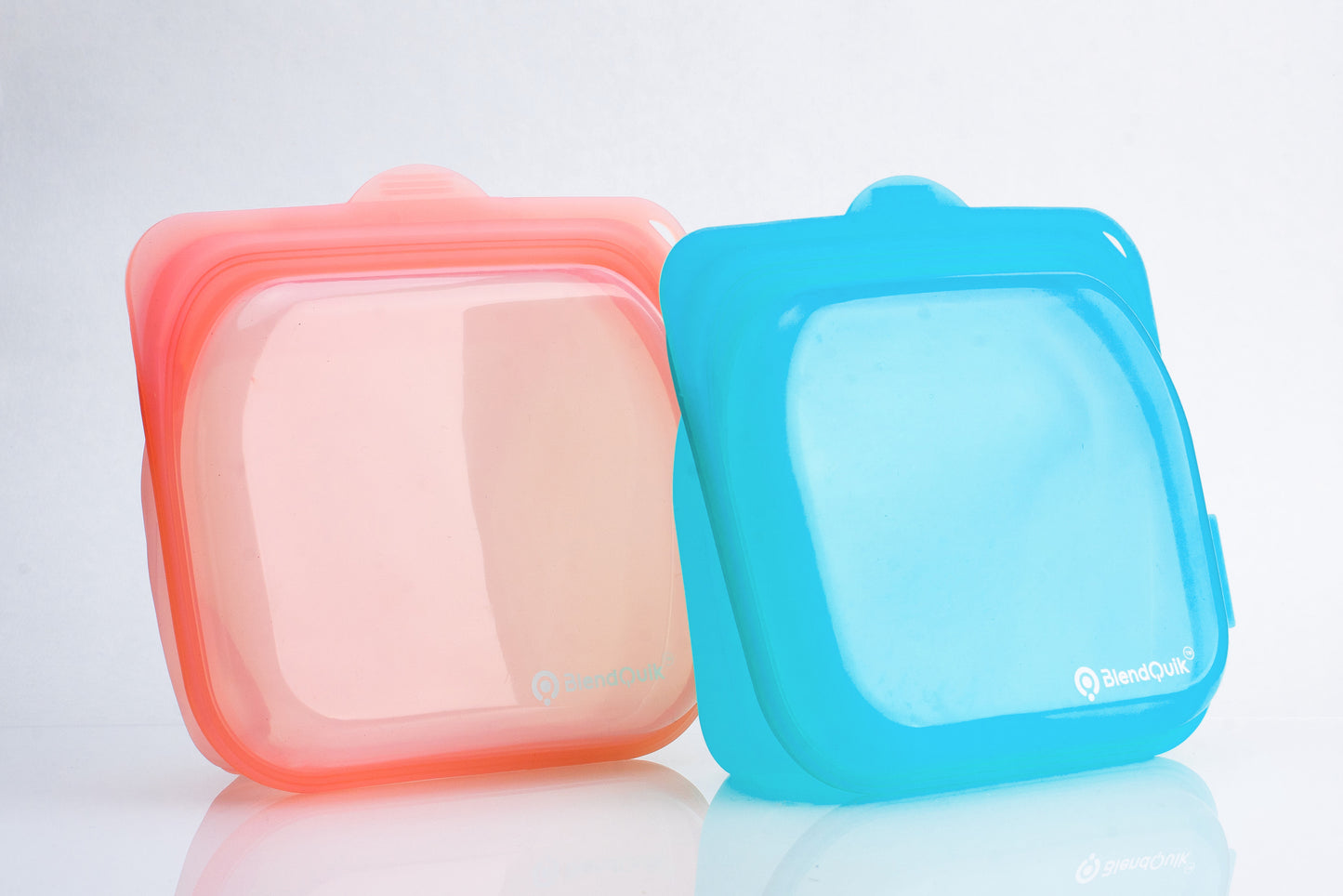 Reusable Food Storage Bags Leakproof Silicone Ziplock Bags BPA